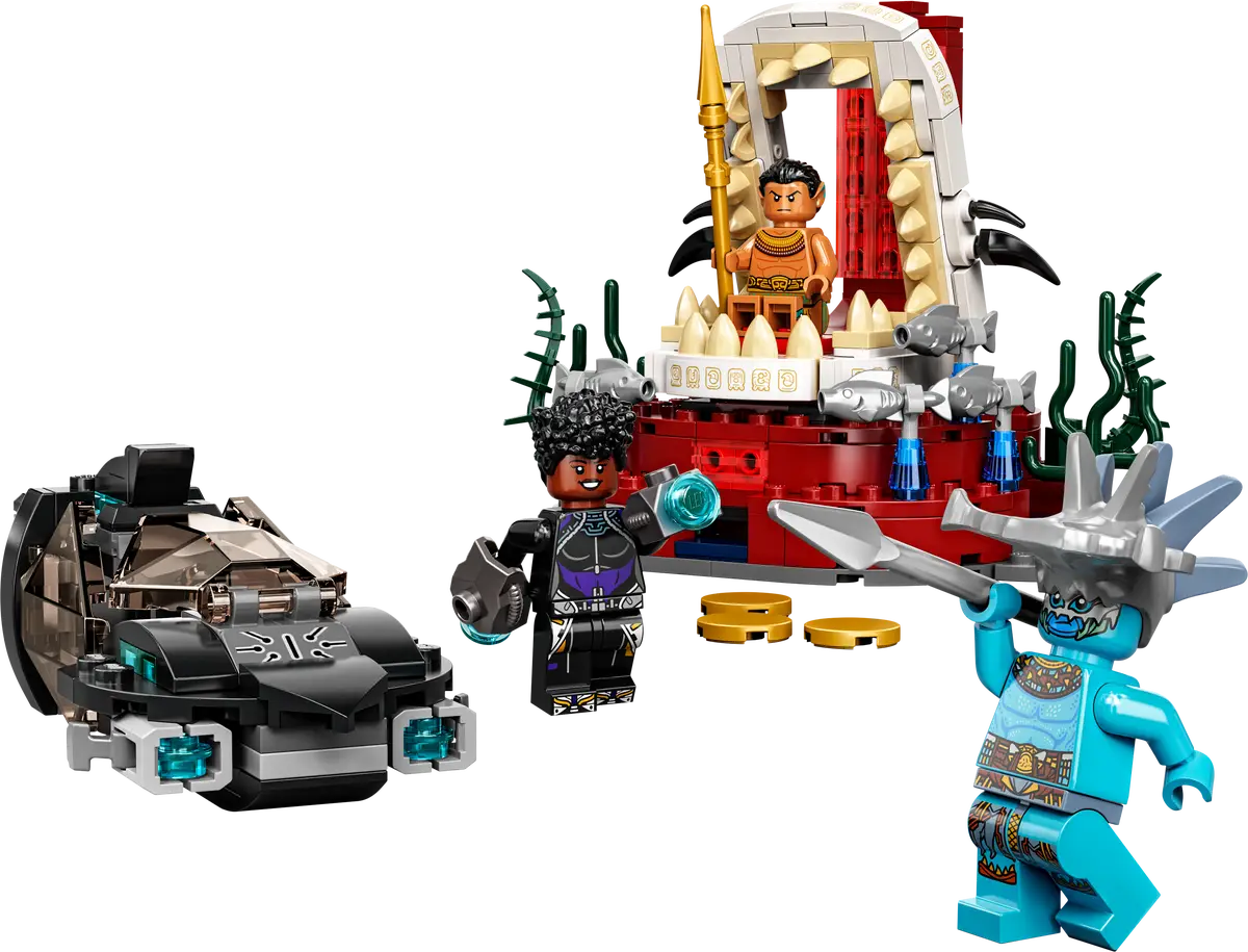 Lego Black Panther Wakanda Forever King Namor's Throne Room (76213)