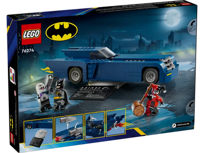 Lego Batman with the Batmobilevs. Harley Quinn and Mr. Freeze (76274)