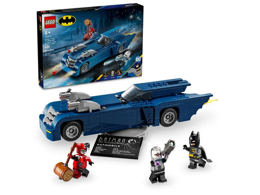 Lego Batman with the Batmobilevs. Harley Quinn and Mr. Freeze (76274)