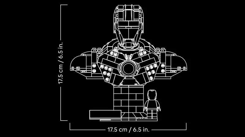Lego Iron Man MK4 Bust (76327)