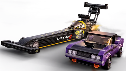 Lego Mopar Dodge//SRT Top Fuel Dragster and 1970 Dodge Challenger T/A (76904)