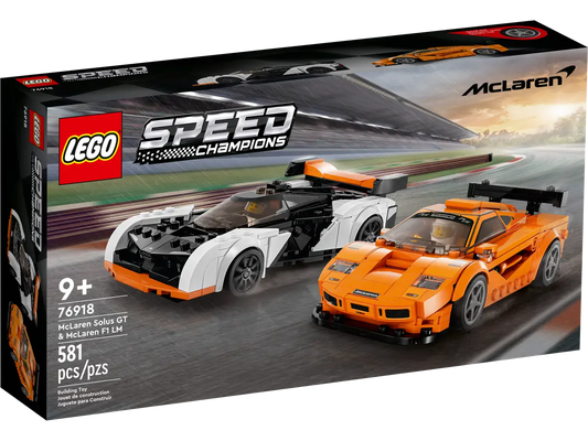 Lego McLaren Solus GT & McLaren F1 LM (76918)