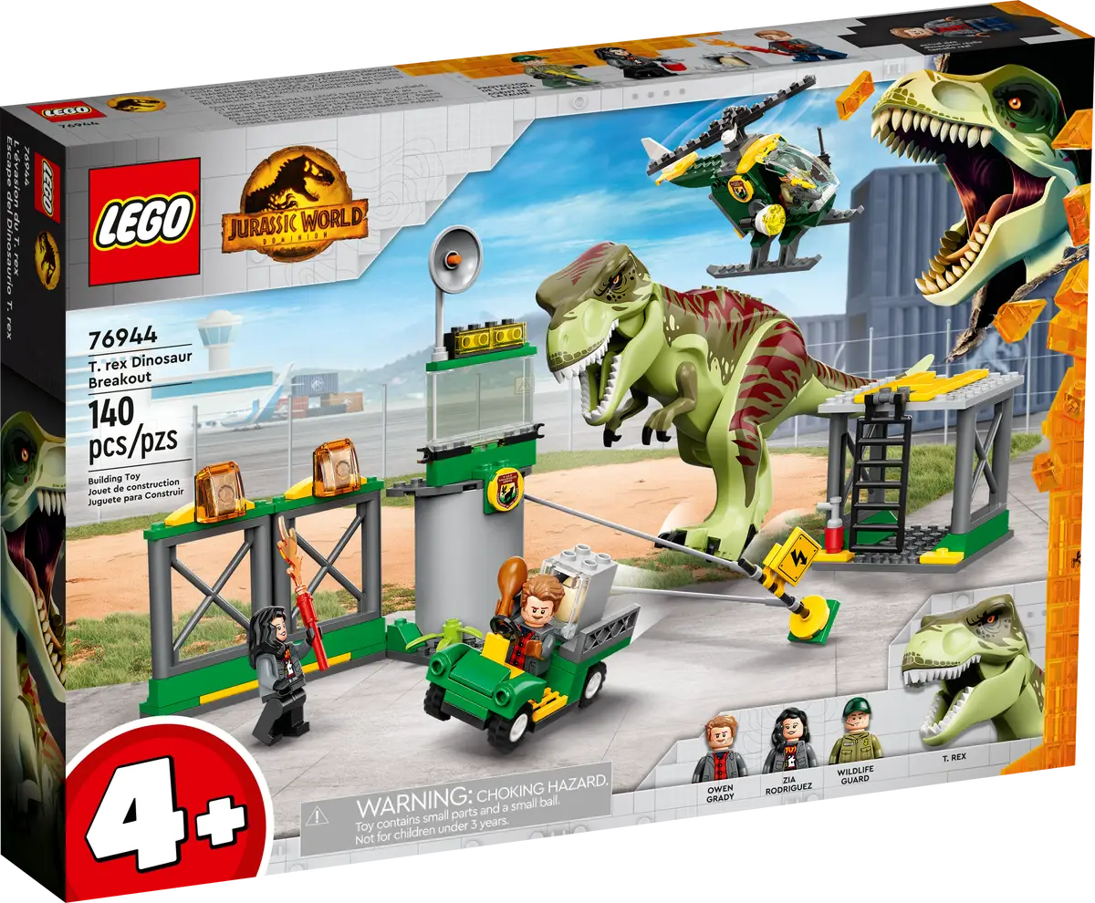 Lego T. rex Dinosaur Breakout (76944)