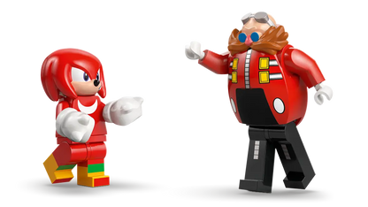 Lego Knuckles vs. Dr. Eggman Egg Crusher Mech (77005)