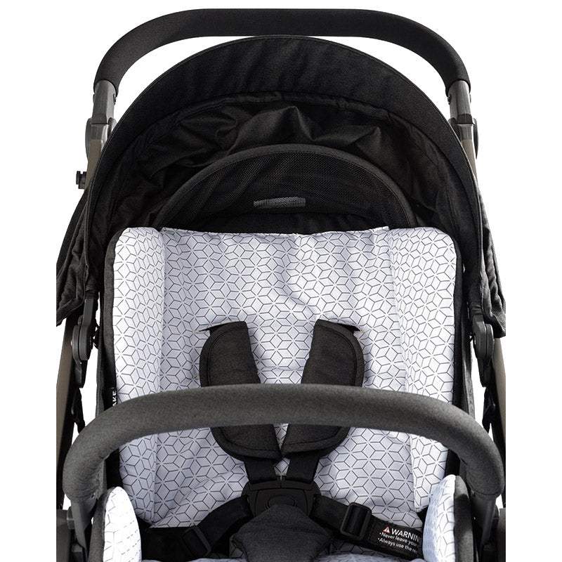 Twistshake Stroller Seat Liner + Foot Muff Black