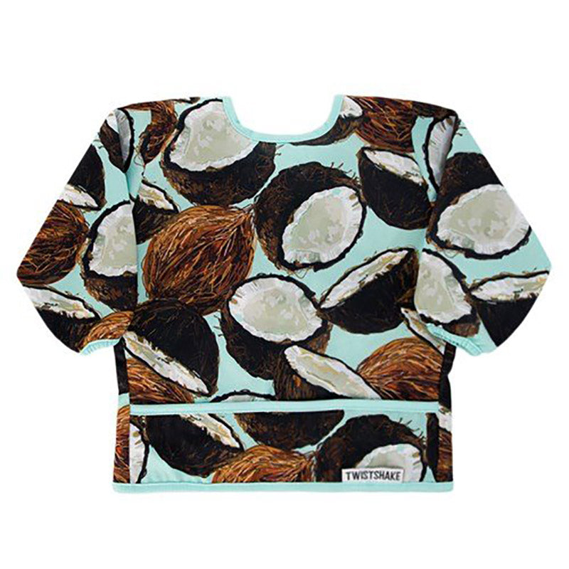 Twistshake Long Sleeve Bib Coconut