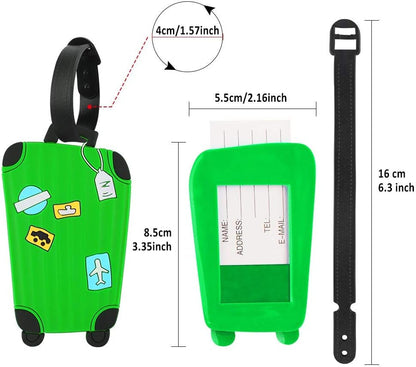 Silicone Travel Luggage Tags