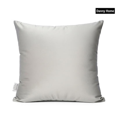 Danny Home Velvet Fabric Cushion – Light Grey 50x50cm