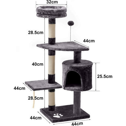 Cat Tree & Scratching Post Activity Centre