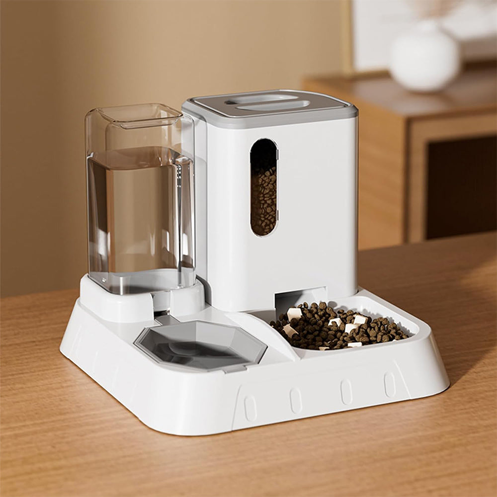 2-in-1 Pet Feeder & Water Dispenser
