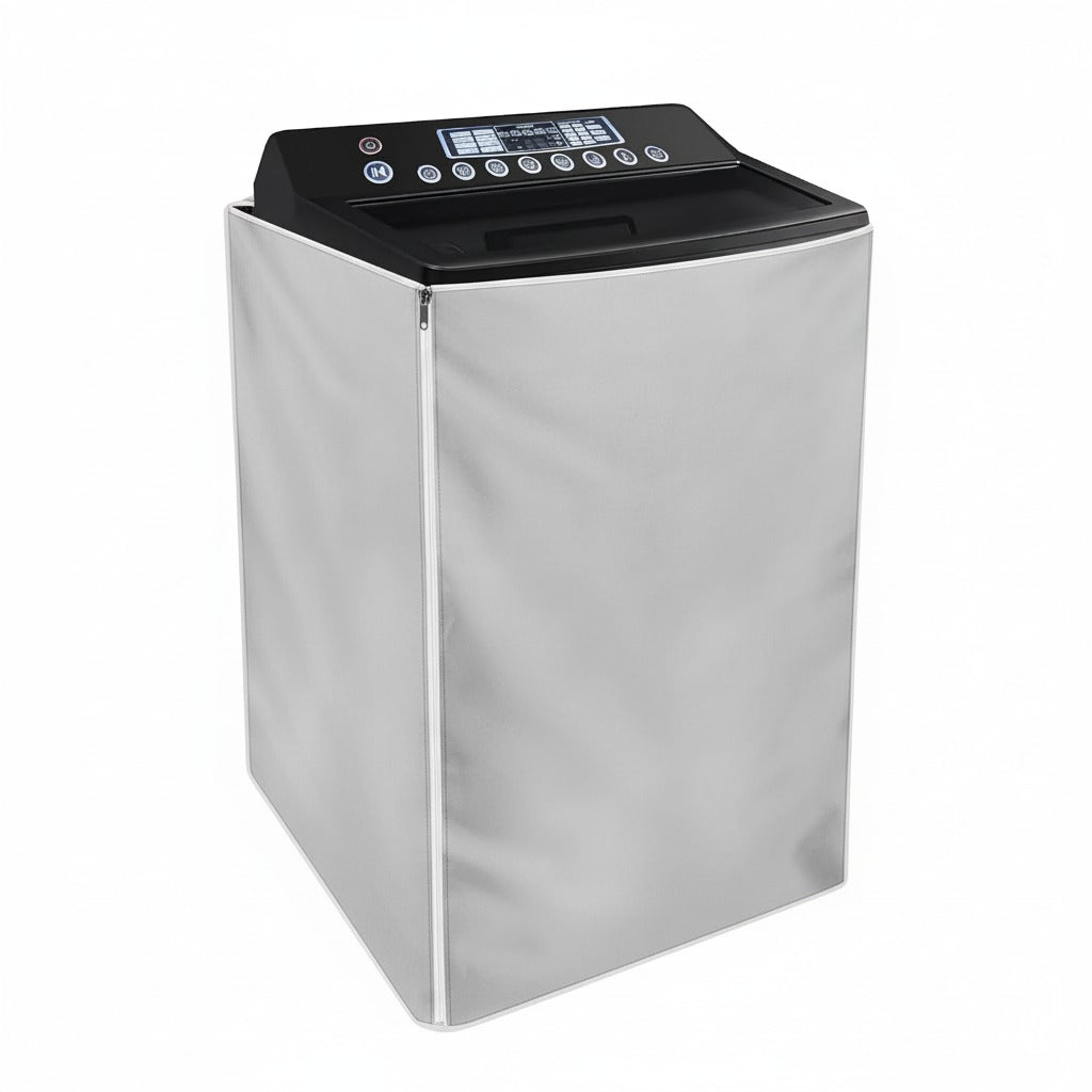 Waterproof & Dustproof  Top LoadWashing Machine Cover Suitable for 7-8 Kg – Grey