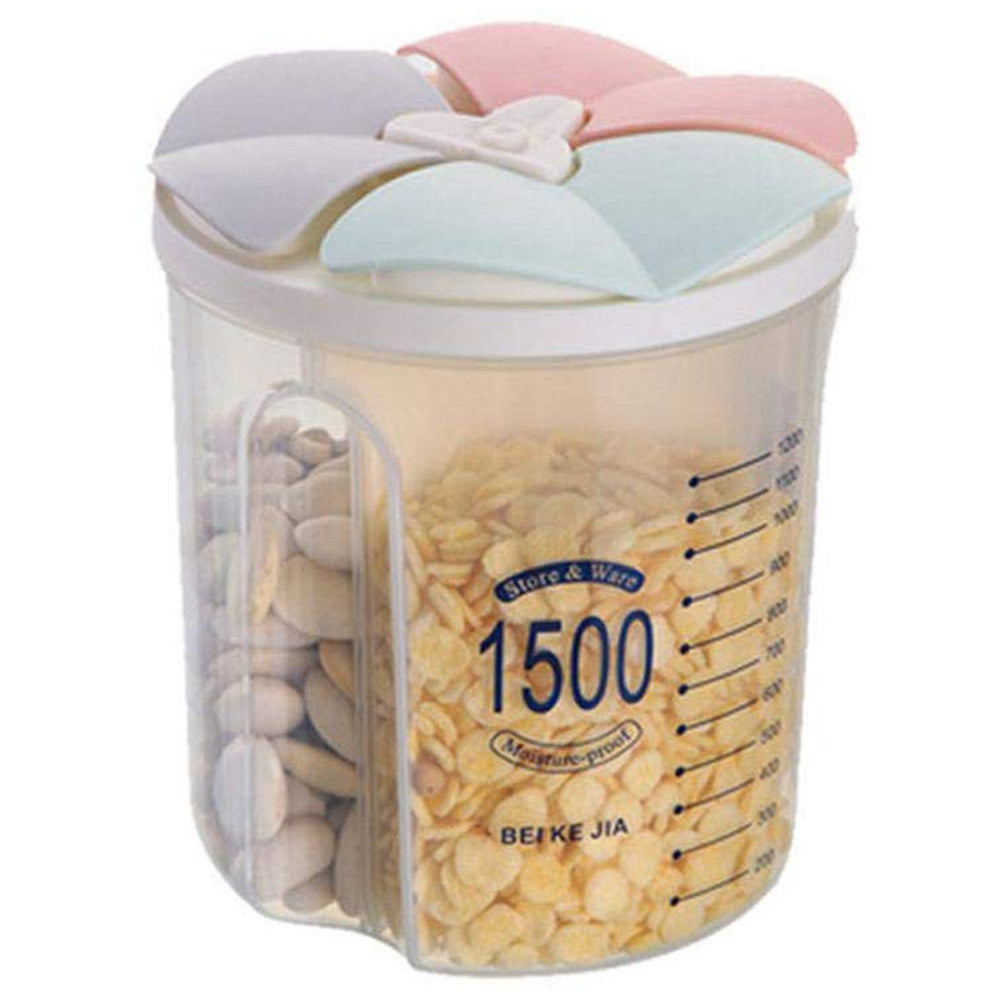 Plastic Multi-Grain Cereal Container