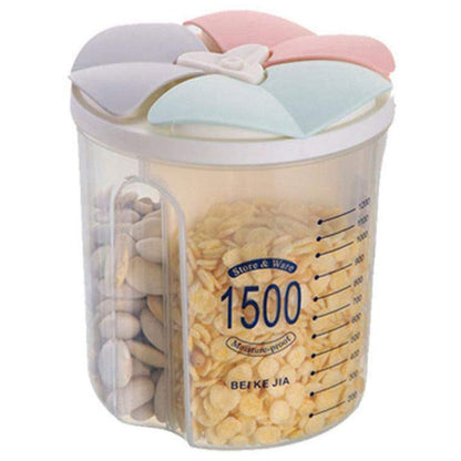 Plastic Multi-Grain Cereal Container