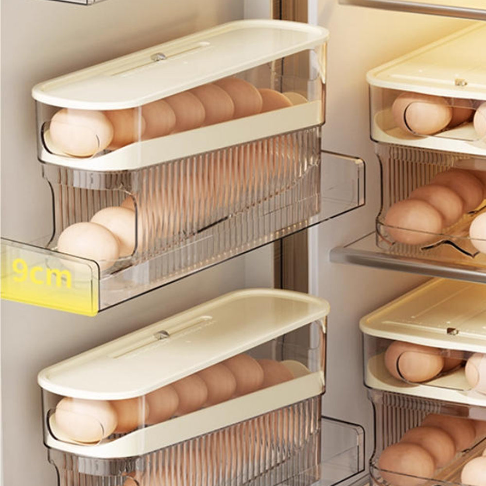 Automatic Rolling Egg Storage Dispenser ( Single  Row )