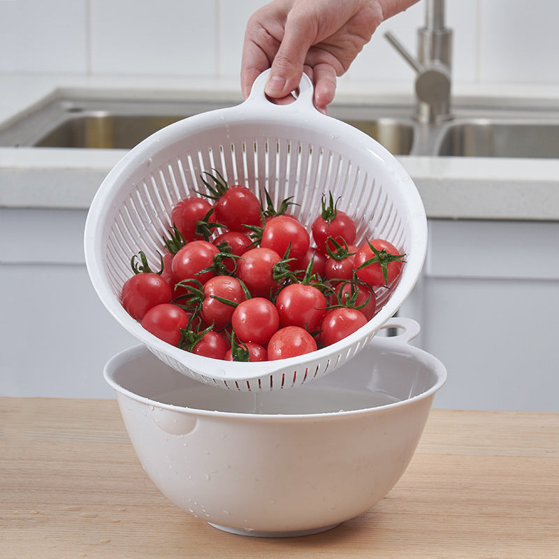 2 in 1 Kitchen Colander Set with Bowl Strainer