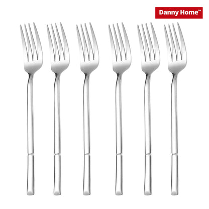Danny Home 6-Pieces Stainless Steel Forks Silverware Flatware