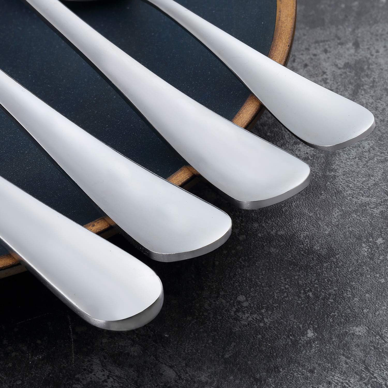 PROUD 3-Pieces Stainless Steel Dinner Spoon Silverware Set