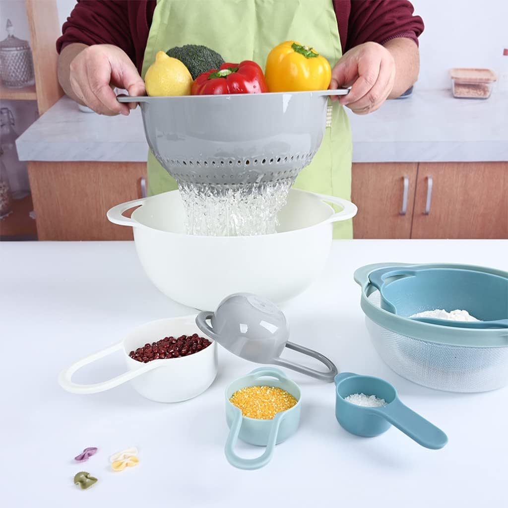 Danny Home 10-Pieces Nesting Measuring & Mixing Bowls