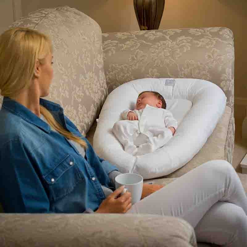 ClevaFoam Baby Pod- White(0-6m)