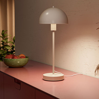 White Metal Table Lamp 46.5cm