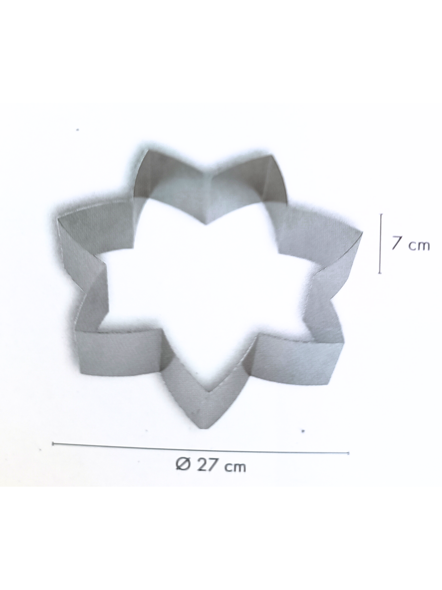 Migros Stainless Steel Baking Frame 27 cm