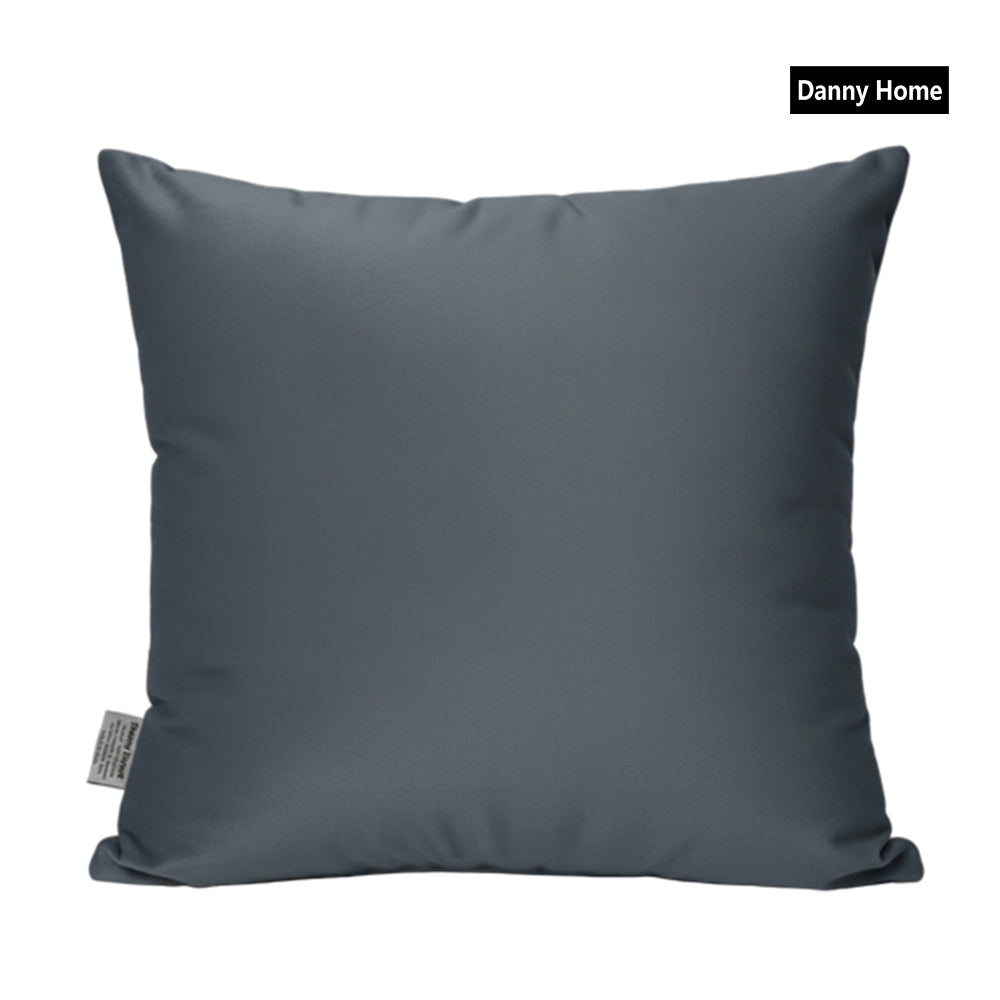 Danny Home Velvet Fabric Cushion – Anthracite 50x50cm