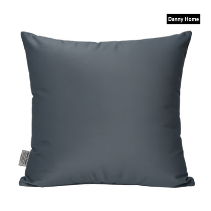 Danny Home Velvet Fabric Cushion – Anthracite 50x50cm