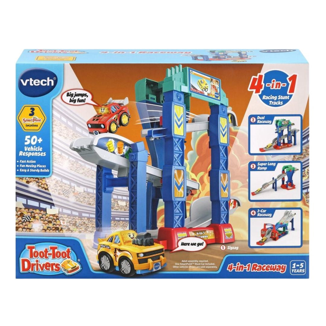 Vtech Circuit Toot-Toot Drivers 4 In 1 Raceway