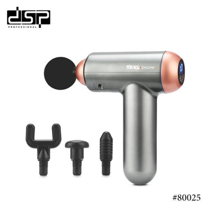 Dsp 3200RPM Rechargeable Electric Massager Gun Deep Tissue With 32 Speed Gear & 4 Attachment 80025