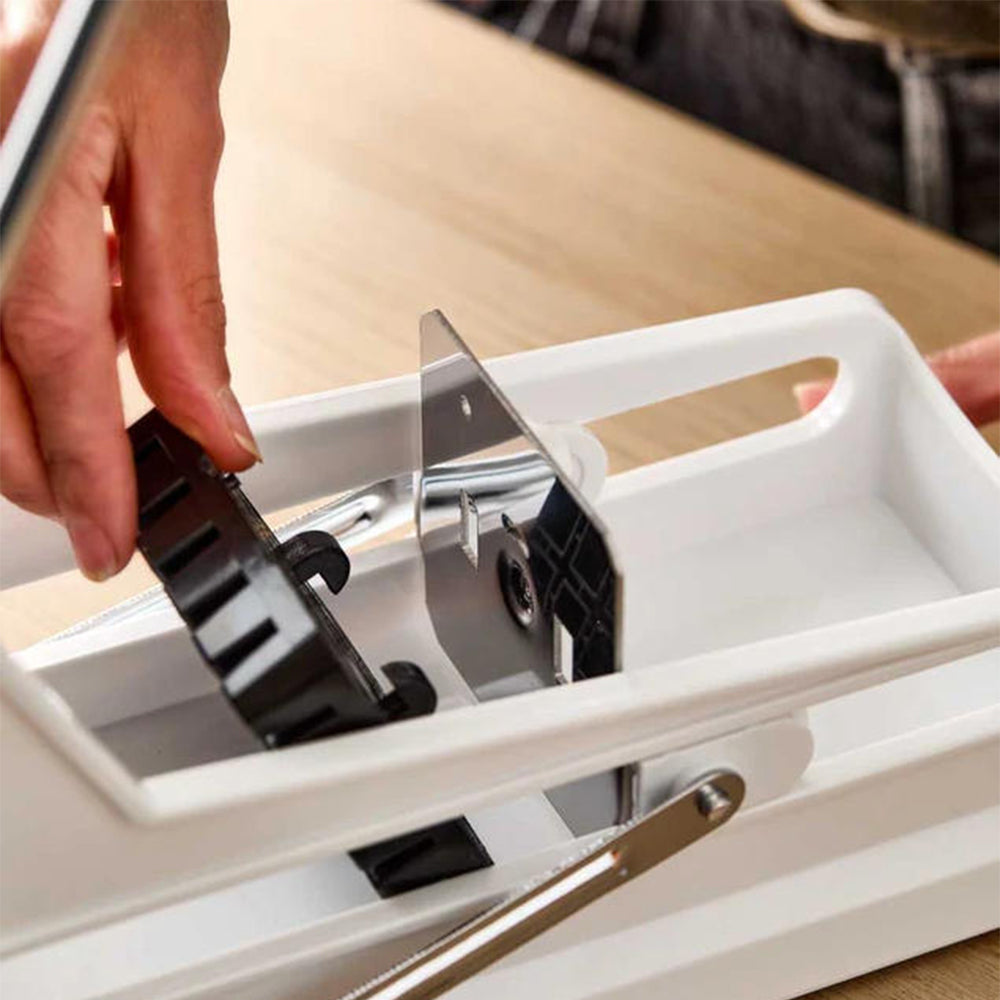 Danny Home Mechanical French Fries Maker Stainless Steel blades 24.4cm