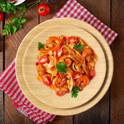 20cm Plate Wooden Melamine Dinnerware