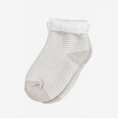 Pack of 3 pairs of beige socks