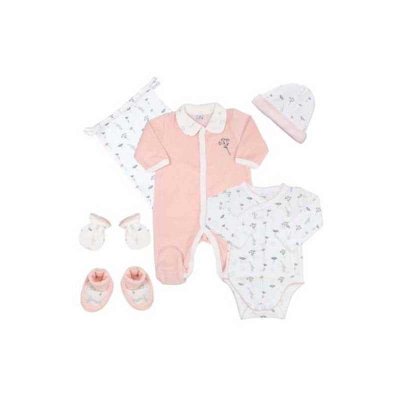 Floral Dreams 5-Piece Baby Gift Set