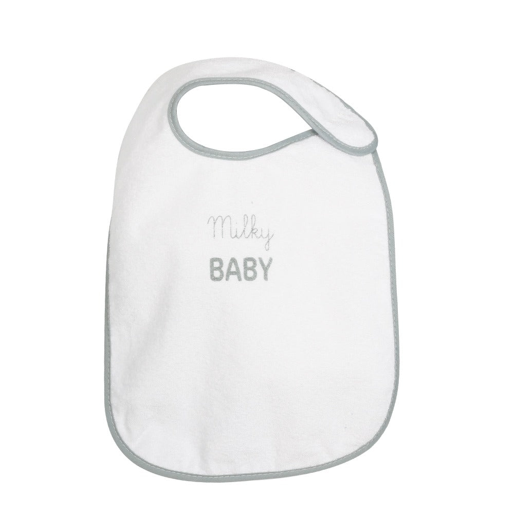 Pack of 5 large newborn bibs - Milky Baby
