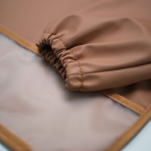 Brown Long-Sleeved Waterproof Bib