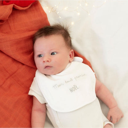 Set of 2 Newborn Bibs - Christmas