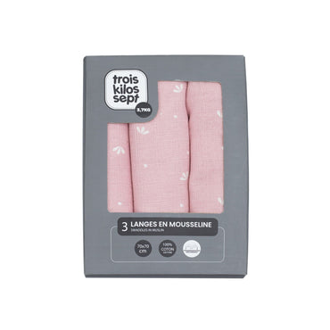 Pink Muslin Swaddles
