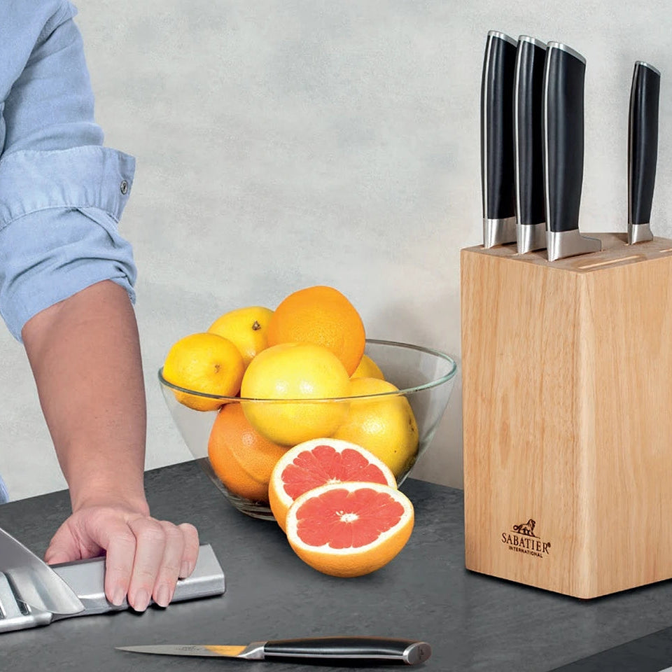 Sabatier Integrated Knife Block and Sharpener