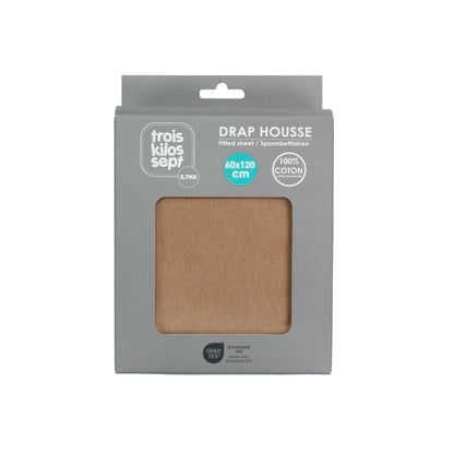 Cotton Fitted Crib Sheet (60x120 cm)