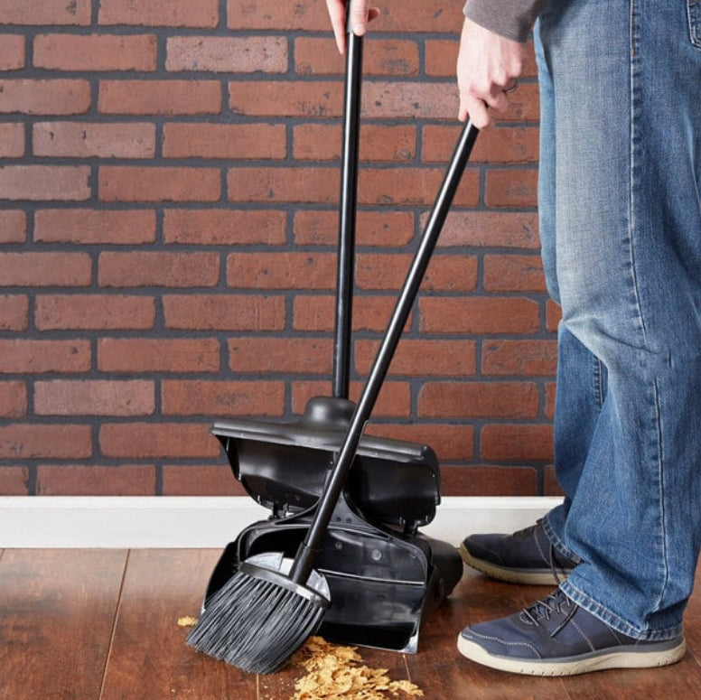 Danny Home 2-Pcs Compact Dustpan & Broom Set