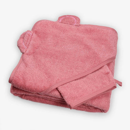 Cuddle Bear Hooded Towel & Wash Mitt Set