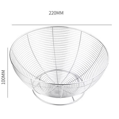 Stainless Steel Round Fruit Basket