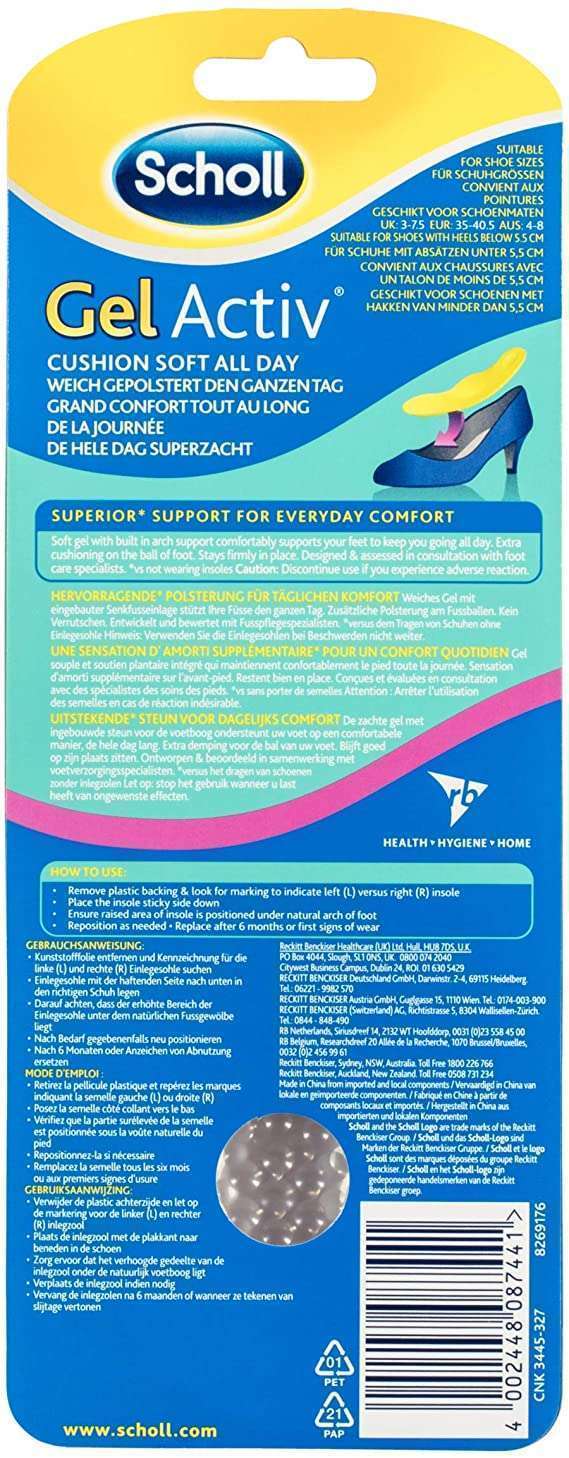 Everyday Heels Insoles by Scholl