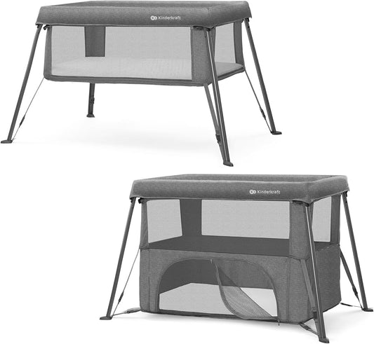 Kinderkraft Cami Travel Cot Gray