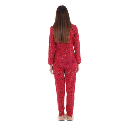 Red Bloom Organic Cotton Matching Set