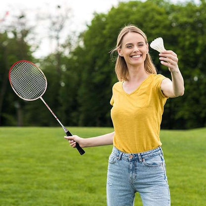 Set of 2 Badminton Rackets and 3 Shuttlecocks