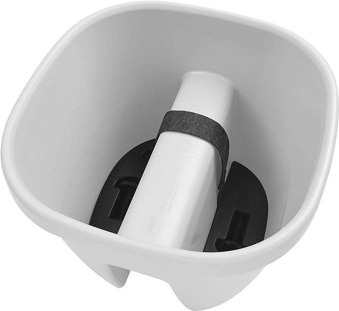 Emsa Railing Pot for the Balcony – self-watering system – White -515015