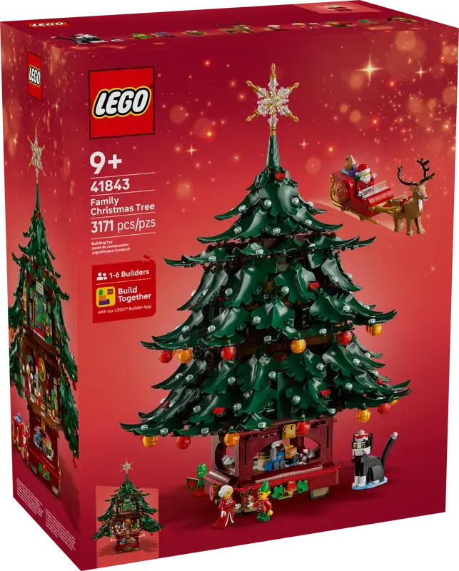 LEGO Family Christmas Tree Decoration 41843