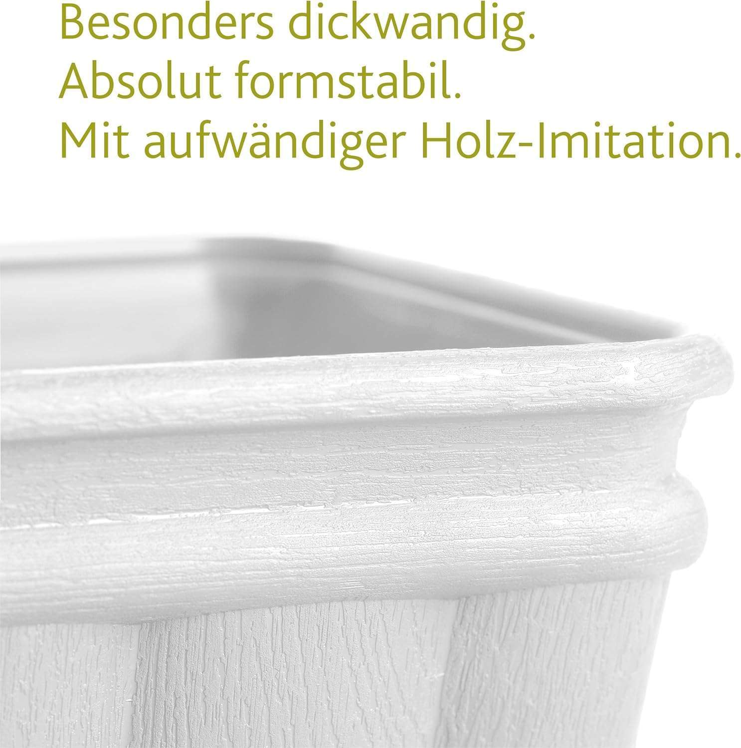 Poetic Emsa Balcony 959101200 Planter White 100 cm