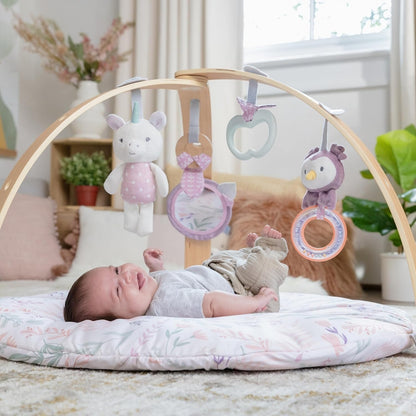Ingenuity Cozy Spot Activity Gym – Calla (Pink)